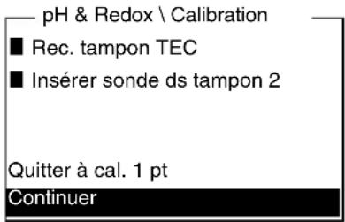 YSI pHotoFlex STD - Exécution des calibrations TEC et NIST/DIN - 4