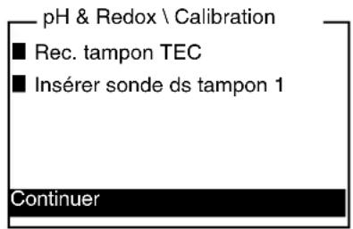 YSI pHotoFlex STD - Exécution des calibrations TEC et NIST/DIN - 2