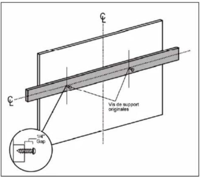 BEKO CHP36100SS - Installer la hotte sur le mur - 5