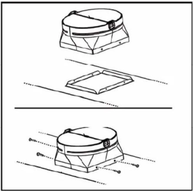 BEKO CHP36100SS - Install Transition Onto Top of Hood - 2