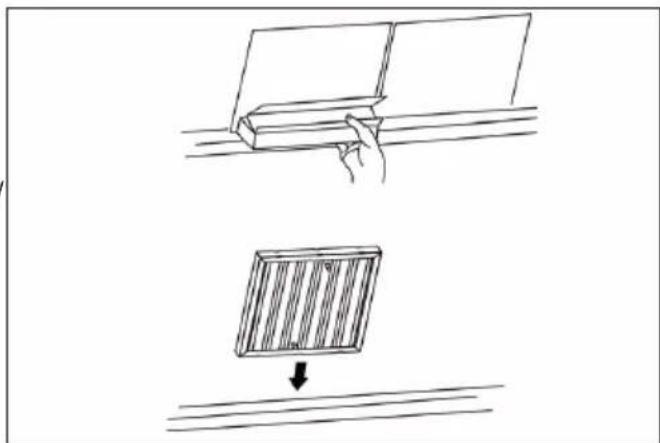 BEKO CHP36100SS - install grease filters - 1