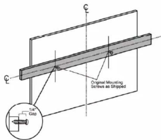 BEKO CHP36100SS - install hood onto wall - 5