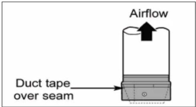 BEKO CHP36100SS - Connecting the ductwork - 1