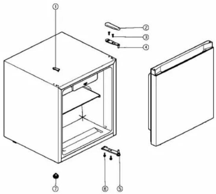 Everglades EVBA0106 - Inverser la porte - 4