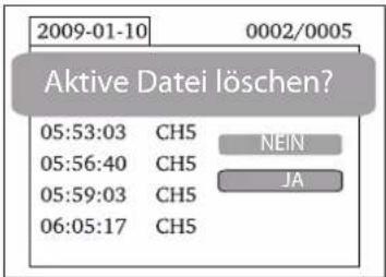 dnt Findoo Profiline Uno - Videos und Bilder löschen - 1