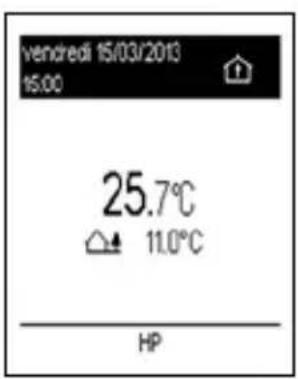 HAGER TYD480 - Thème simple Thème avec affichage des zones - 1