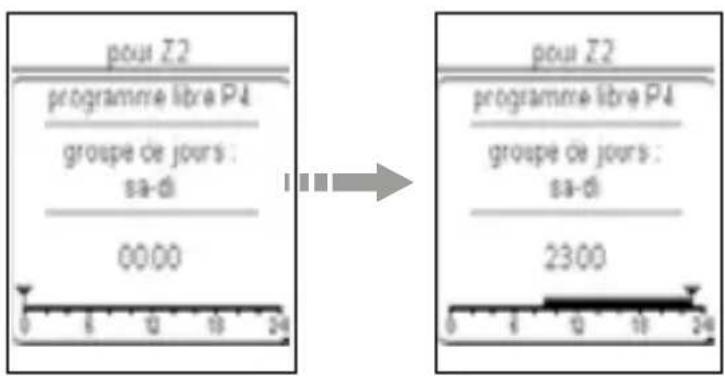 HAGER TYD480 - Configuration du programme personnalisable P4 - 6