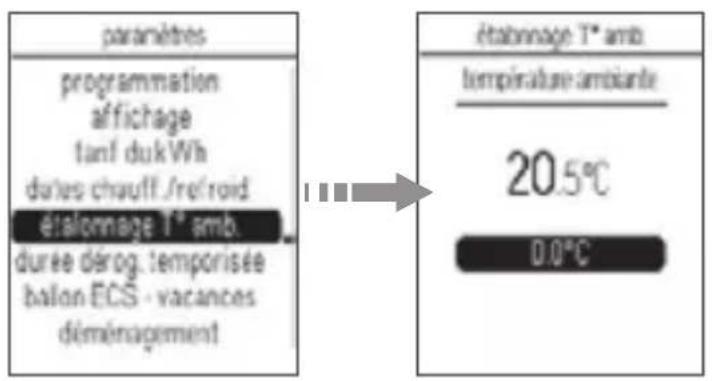 HAGER EK481 - Etalonnage de la température ambiante - 1