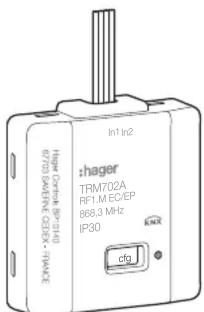 HAGER TRK151M - Retour usine procédure - 1