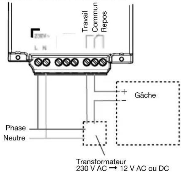 HAGER LDG02X - Récepteur extérieur LDG01X (230 V/contact sec) - 2