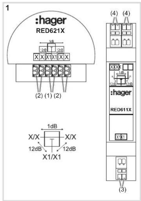 HAGER RED614X - 1