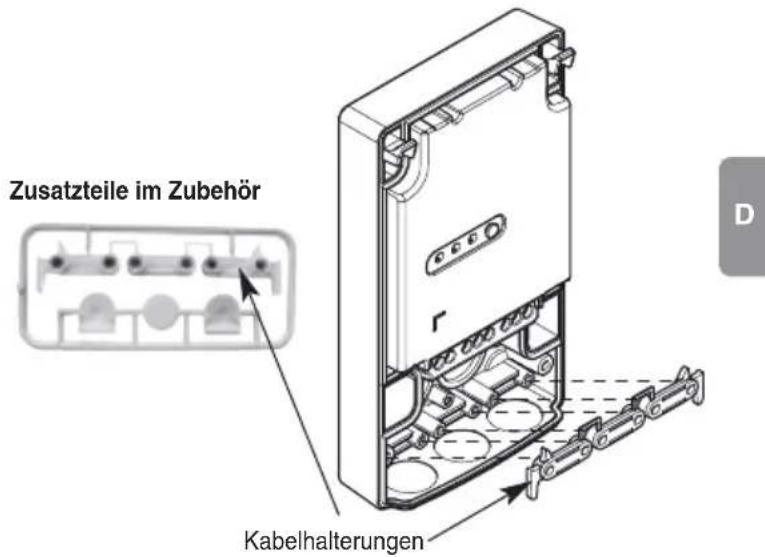 Zusatzteile im Zubehör Kabelhalterungen