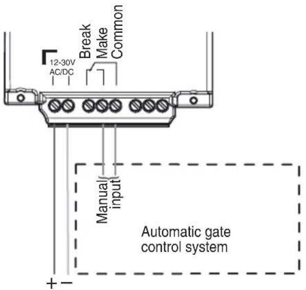 HAGER S781-22X - S791-22X external receiver (12-24 V - dry contact) - 1