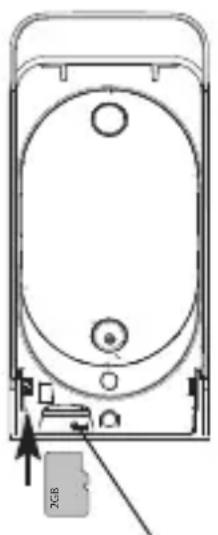 HAGER RLA176X - Mise en place de la carte microSD - 1