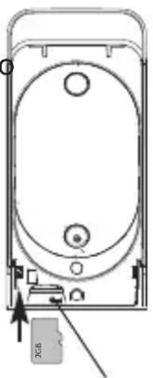 HAGER RLA176X - Collocazione della scheda micro SD - 1