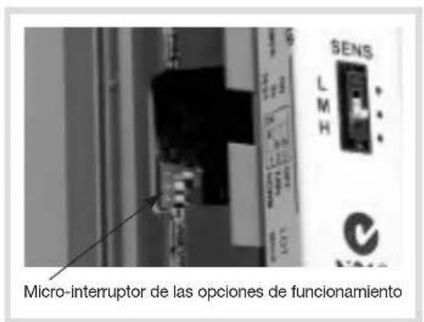 HAGER S145-22X - Regulación de la sensibilitidad 7.4 Regulación de las options de configuracionmente - 2