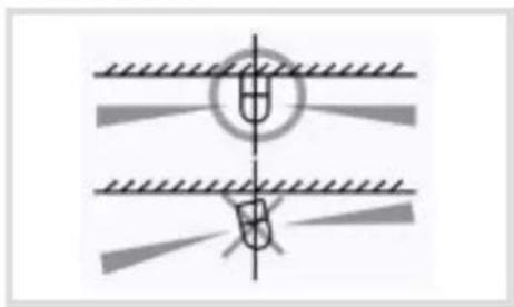 HAGER S145-22X - Il rivelatore deve essere installato: - 3
