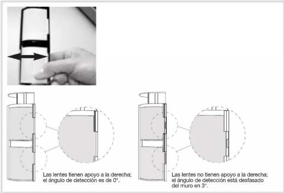 HAGER S145-22X - Ajuste horizontal del ángulo de detectación - 2
