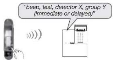 HAGER S145-22X - Testing the radio link 6.2 Fixing - 1