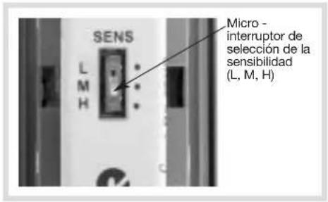 HAGER S145-22X - Regulación de la sensibilitidad 7.4 Regulación de las options de configuracionmente - 1