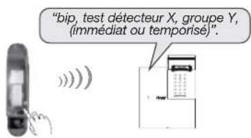 HAGER S145-22X - Test de la liaison radio - 1