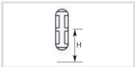 HAGER S145-22X - Den Melder wie folgt platzieren: - 1