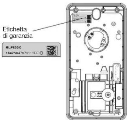 HAGER RLF630X - Apertura e etichetta di garanzia - 4