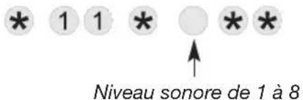 HAGER RLD454F - Réglage du volume de la synthèse vocale - 1