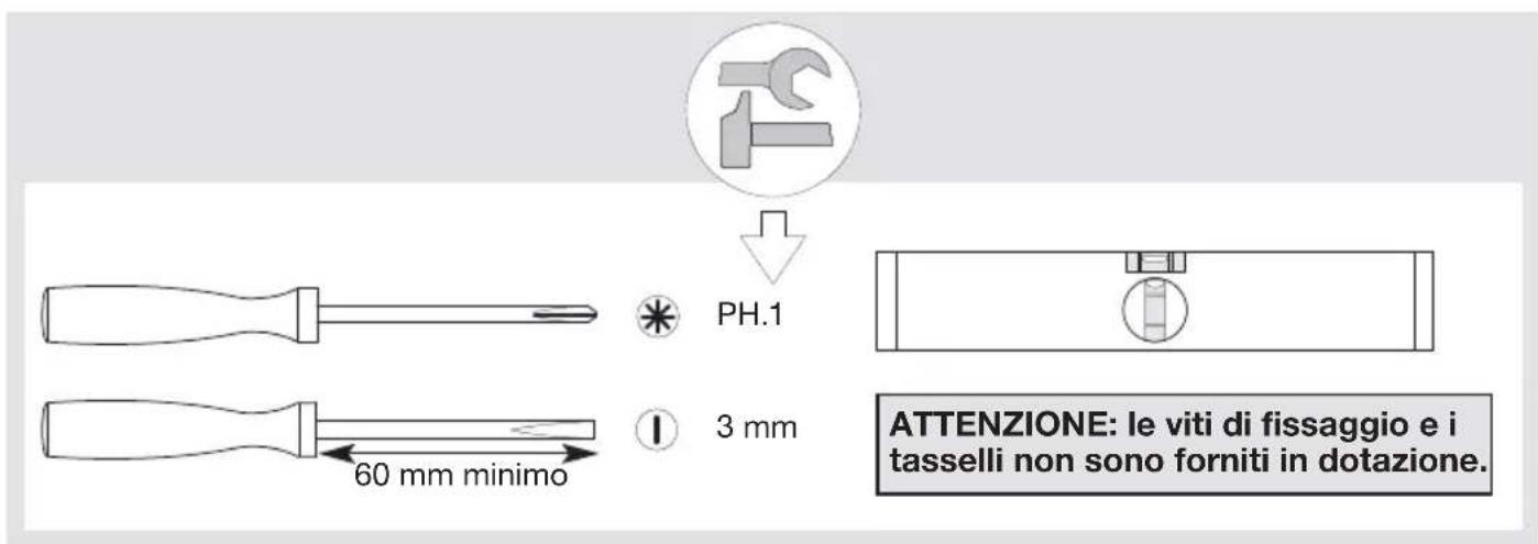 HAGER RLD414X - Utensili necessari - 1