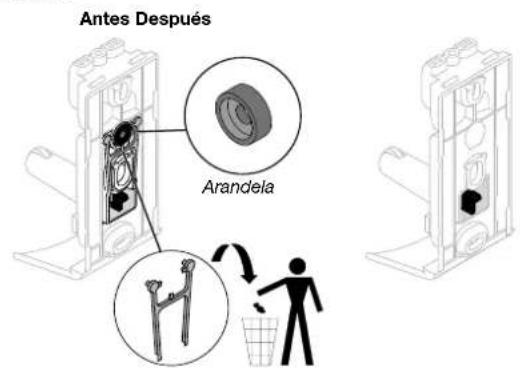 HAGER RLA145X - Fijación del soporte en una pared plana - 1
