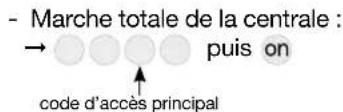 HAGER RLA019X - - A partir du clavier de commande extérieur : - 2