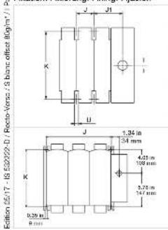 J J1 K U J 1.34 in 2-4 mm 4.25 m 100 mm 5.70 m 14 mm 0.39 in M mm Edition 05/17 - 18 532222-D / Recto-Versa, 13 bian office 80g/m² / P K
