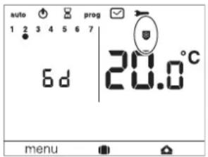 HAGER EK660P - Mode vacances - 1