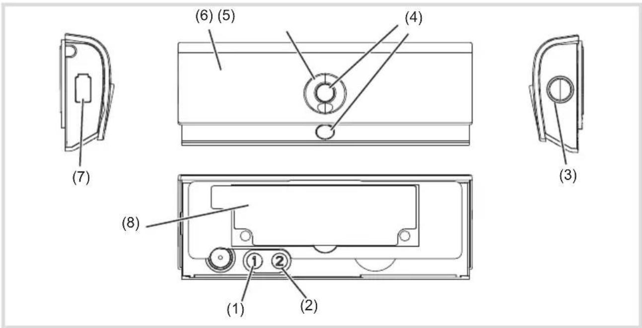HAGER WXH210 - Design and layout of the device - 1