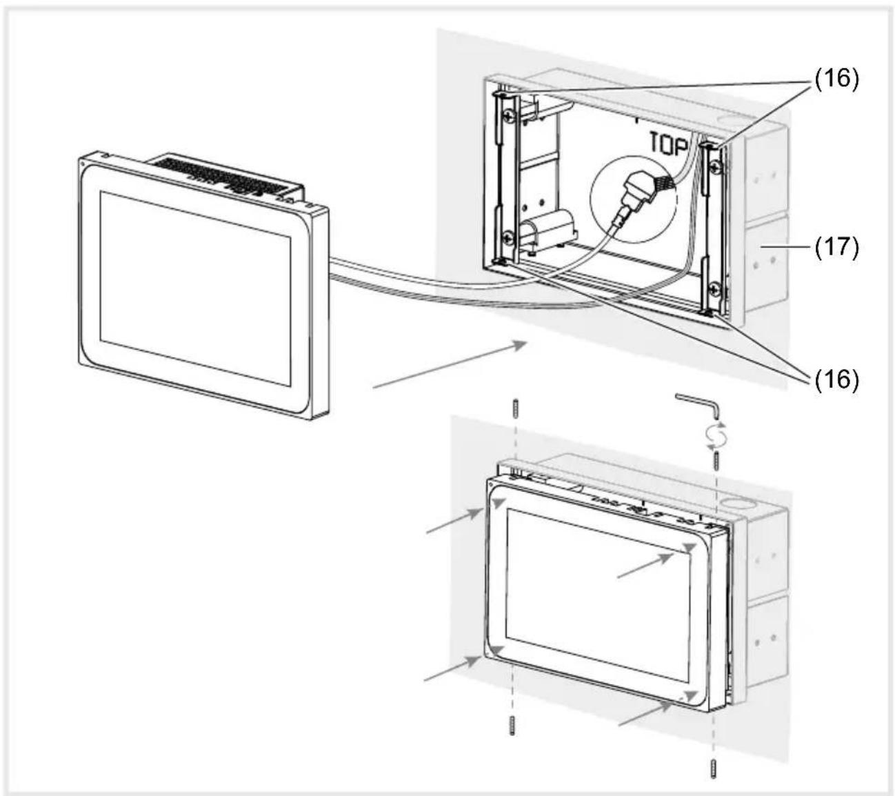 HAGER WDI161 - Conectar y montar el dispositivo - 2