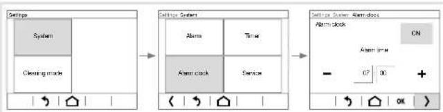 HAGER WDT030 - Setting the alarm (Figure 7) - 1