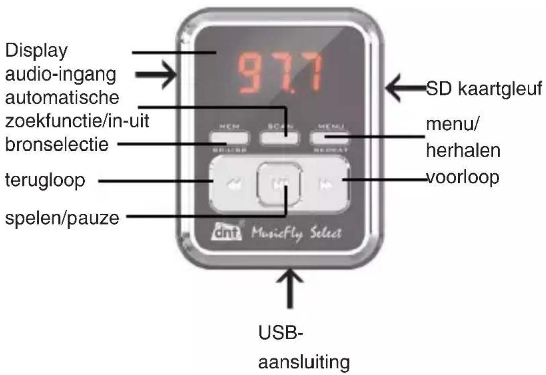 dnt MusicFly Select - Beschrijving van het toestel - 1