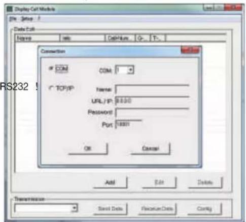 HAGER TN733 - Configuration du programme avec interface RS232 - 1