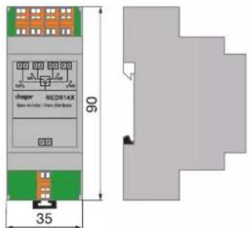 HAGER TN733 - Plans de mesures - 6