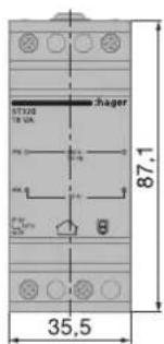 HAGER TN733 - Transformateur ST320 - 3