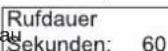 HAGER TN733 - Menu principal - Réglages - Appel interne - 4