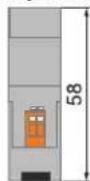 HAGER TN733 - Plans de mesures - 1