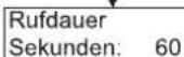 HAGER TN733 - Menu principal - Réglage - Appel d'étage - 3