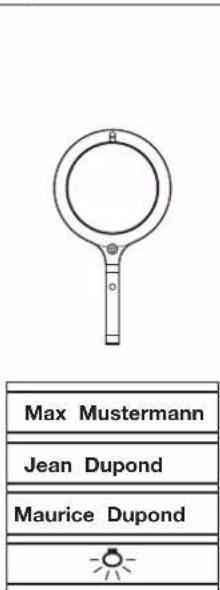 HAGER TN733 - Marquage de bouton d'appel - 1