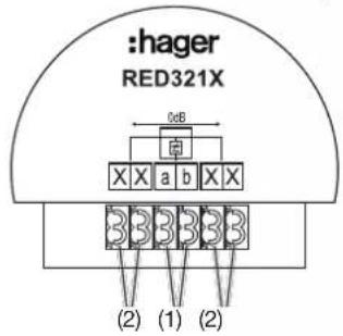 HAGER TN733 - RED321X Découpleur audio - 1