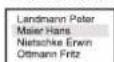 HAGER TN733 - Choix dans la liste denoms - 1