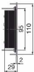 HAGER TN733 - Plans de mesures - 3