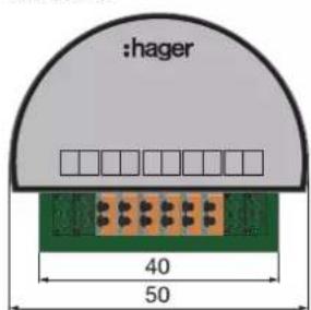 HAGER TN733 - Plans de mesures - 4