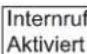 HAGER TN733 - Menu principal - Réglages - Appel interne - 2
