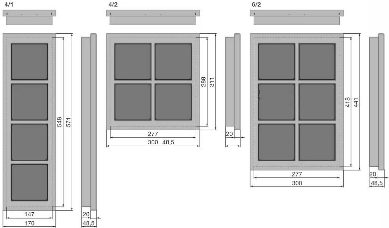 HAGER TN733 - elcom.modesta Modules plans de mesures - 37